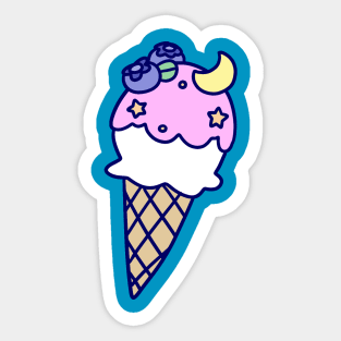 Blueberry Icecream Sticker